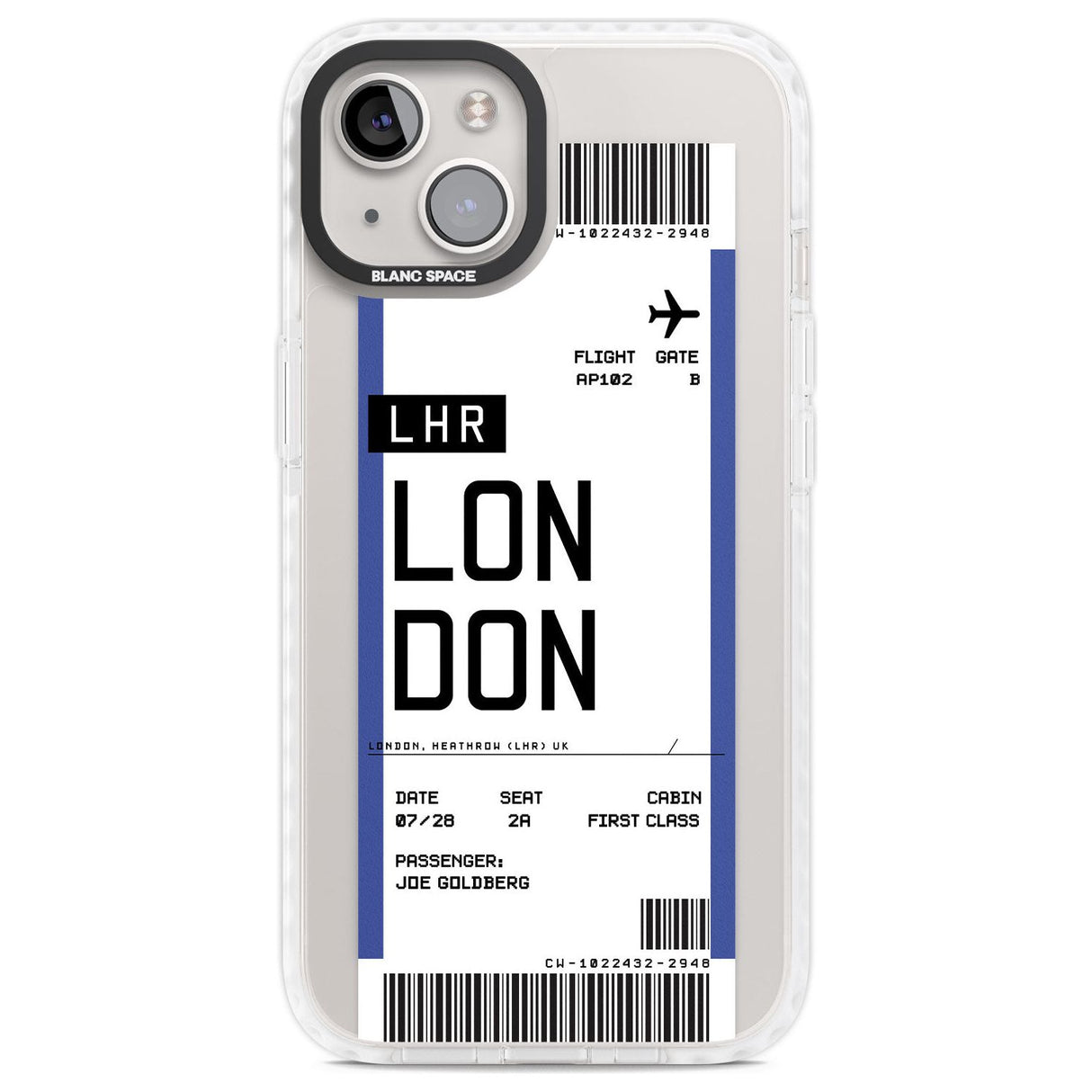 Personalised Create your own Warning Label Phone Case for iPhone 14
