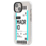 Personalised Madrid Boarding Pass Custom Phone Case iPhone 15 Pro Max / Black Impact Case,iPhone 15 Plus / Black Impact Case,iPhone 15 Pro / Black Impact Case,iPhone 15 / Black Impact Case,iPhone 15 Pro Max / Impact Case,iPhone 15 Plus / Impact Case,iPhone 15 Pro / Impact Case,iPhone 15 / Impact Case,iPhone 15 Pro Max / Magsafe Black Impact Case,iPhone 15 Plus / Magsafe Black Impact Case,iPhone 15 Pro / Magsafe Black Impact Case,iPhone 15 / Magsafe Black Impact Case,iPhone 14 Pro Max / Black Impact Case,iPh