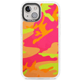 Neon Camo Phone Case iPhone 13 / Impact Case,iPhone 14 / Impact Case,iPhone 15 Plus / Impact Case,iPhone 15 / Impact Case Blanc Space