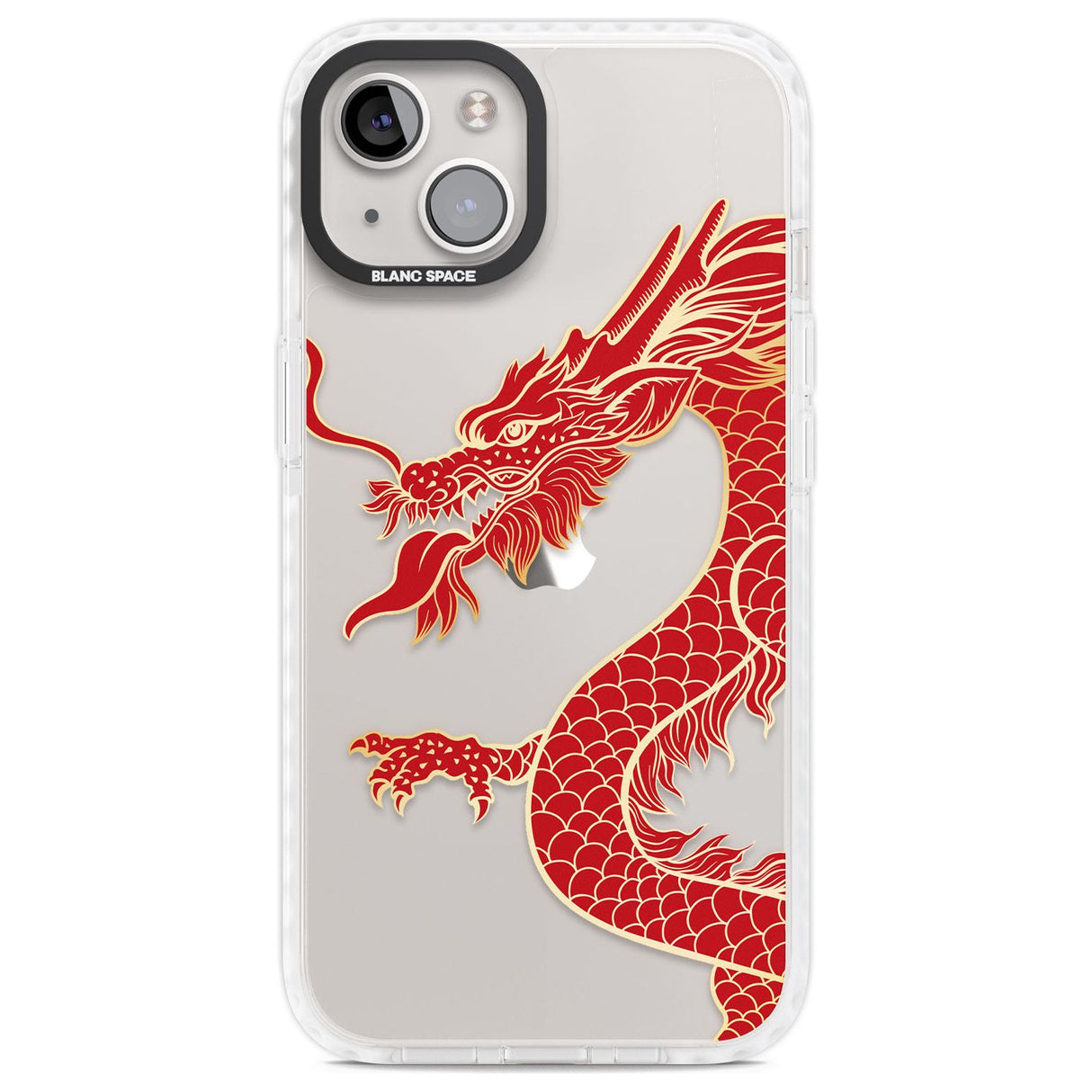 Large Red Dragon Phone Case iPhone 13 / Impact Case,iPhone 14 / Impact Case,iPhone 15 Plus / Impact Case,iPhone 15 / Impact Case Blanc Space