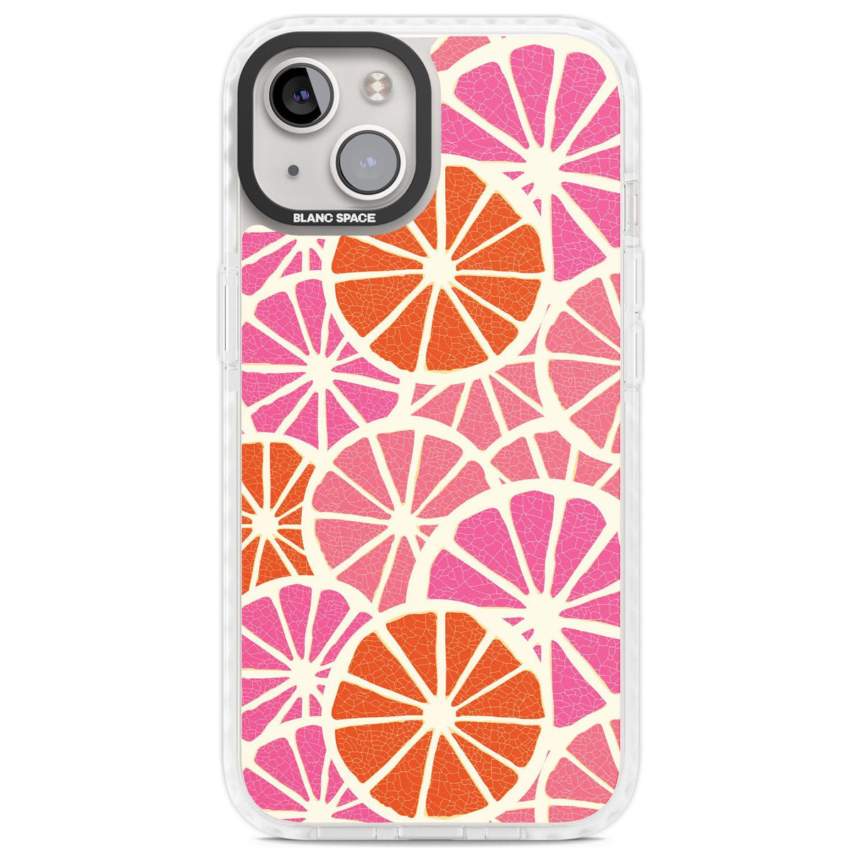 Citrus Slices Phone Case iPhone 13 / Impact Case,iPhone 14 / Impact Case,iPhone 15 Plus / Impact Case,iPhone 15 / Impact Case Blanc Space