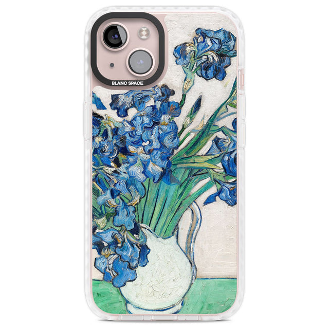 Irises by Vincent Van Gogh Phone Case iPhone 13 / Impact Case,iPhone 14 / Impact Case,iPhone 15 Plus / Impact Case,iPhone 15 / Impact Case Blanc Space
