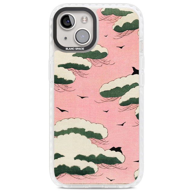 Japanese Pink Sky by Watanabe Seitei Phone Case iPhone 13 / Impact Case,iPhone 14 / Impact Case,iPhone 15 Plus / Impact Case,iPhone 15 / Impact Case Blanc Space
