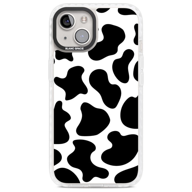 Cow Print Phone Case iPhone 13 / Impact Case,iPhone 14 / Impact Case,iPhone 15 Plus / Impact Case,iPhone 15 / Impact Case Blanc Space