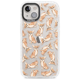 Chihuahua Watercolour Dog Pattern Phone Case iPhone 13 / Impact Case,iPhone 14 / Impact Case,iPhone 15 Plus / Impact Case,iPhone 15 / Impact Case Blanc Space