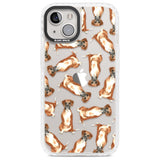 Boxer Watercolour Dog Pattern Phone Case iPhone 13 / Impact Case,iPhone 14 / Impact Case,iPhone 15 Plus / Impact Case,iPhone 15 / Impact Case Blanc Space