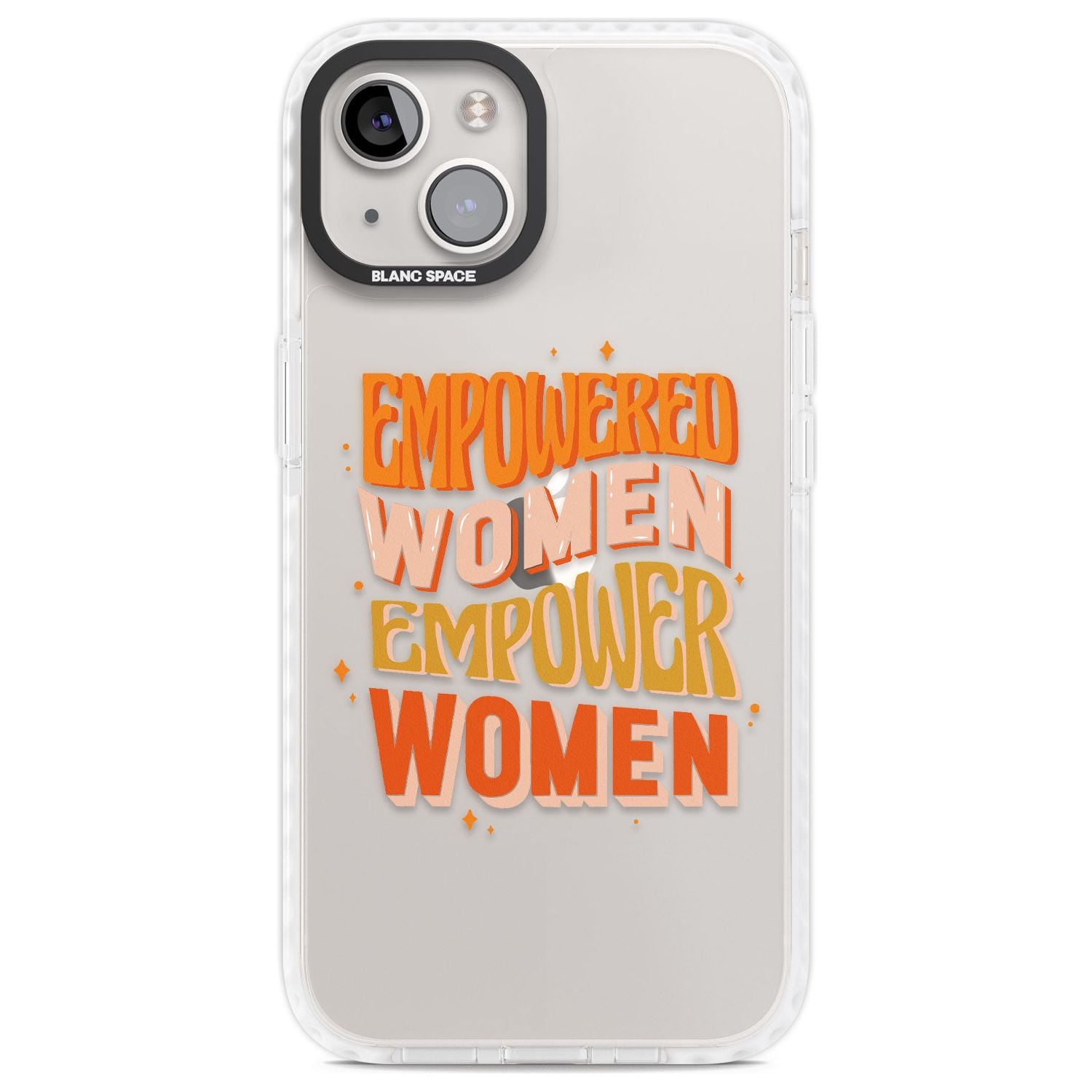Empowered Women Phone Case iPhone 13 / Impact Case,iPhone 14 / Impact Case,iPhone 15 Plus / Impact Case,iPhone 15 / Impact Case Blanc Space