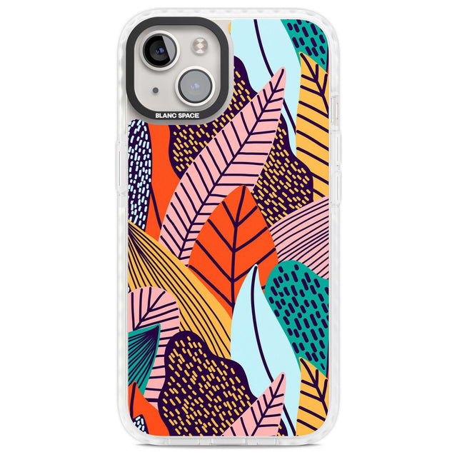 Abstract LeavesPhone Case for iPhone 14