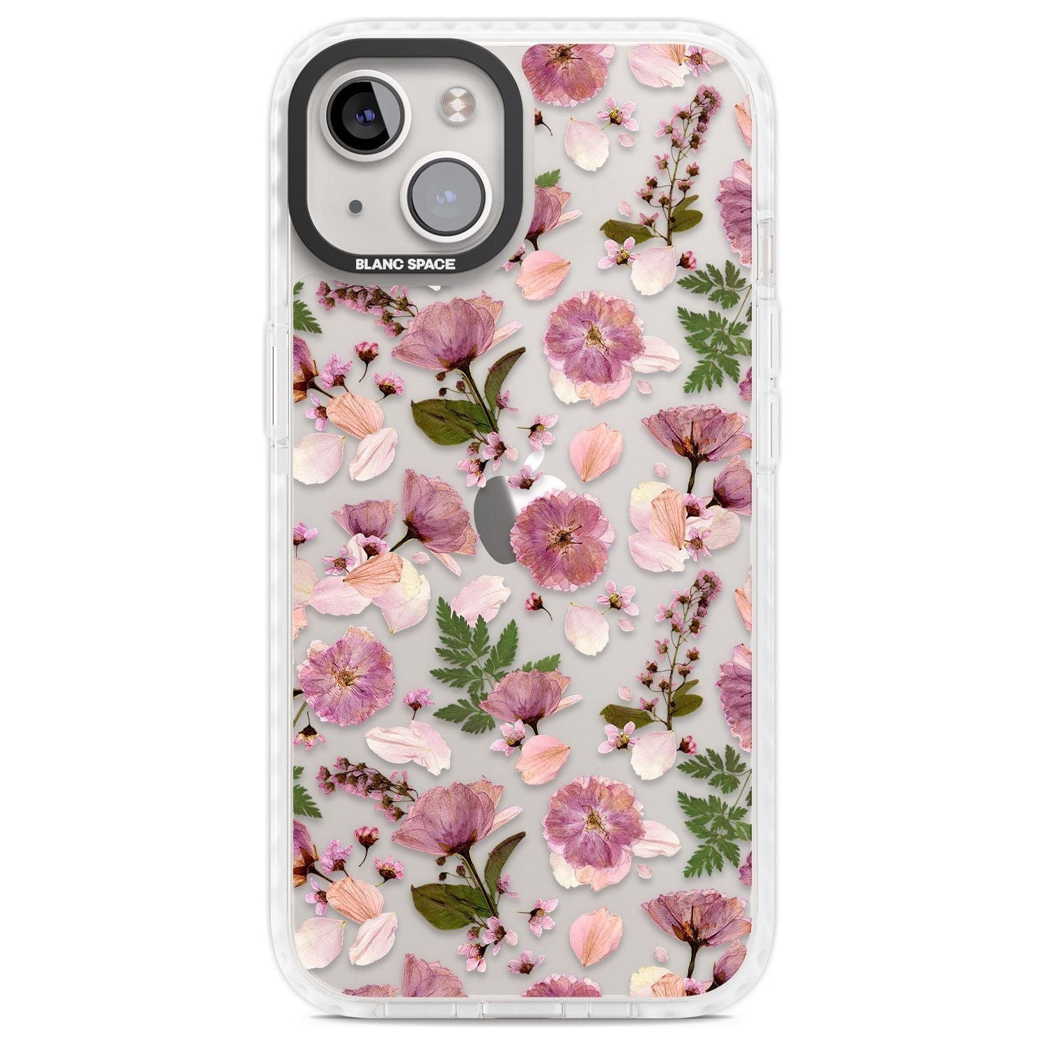 Floral Menagerie Transparent Design Phone Case iPhone 13 / Impact Case,iPhone 14 / Impact Case,iPhone 15 Plus / Impact Case,iPhone 15 / Impact Case Blanc Space