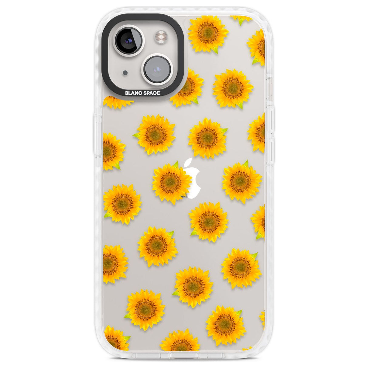 Sunflowers Transparent Pattern