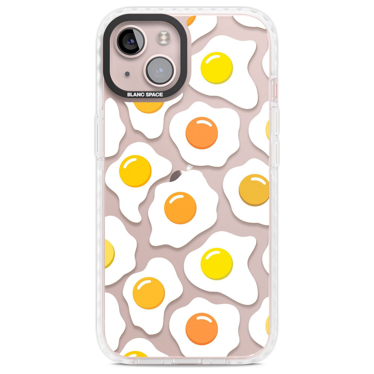 Fried Egg Pattern Phone Case iPhone 13 / Impact Case,iPhone 14 / Impact Case,iPhone 15 Plus / Impact Case,iPhone 15 / Impact Case Blanc Space