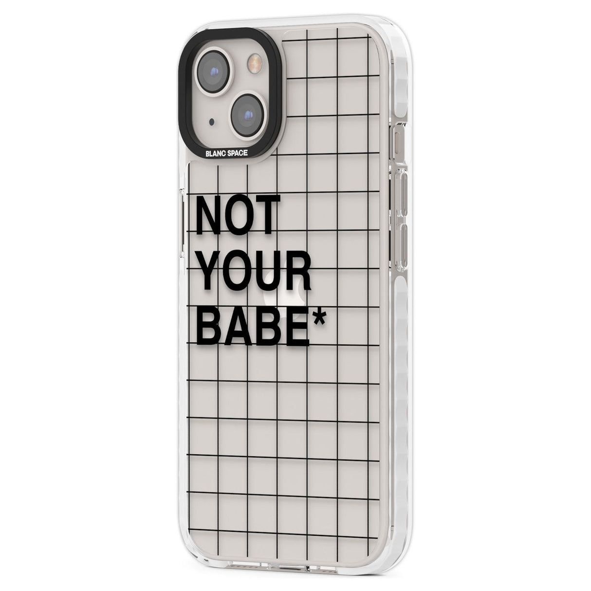 Grid Pattern Not Your Babe Phone Case iPhone 15 Pro Max / Black Impact Case,iPhone 15 Plus / Black Impact Case,iPhone 15 Pro / Black Impact Case,iPhone 15 / Black Impact Case,iPhone 15 Pro Max / Impact Case,iPhone 15 Plus / Impact Case,iPhone 15 Pro / Impact Case,iPhone 15 / Impact Case,iPhone 15 Pro Max / Magsafe Black Impact Case,iPhone 15 Plus / Magsafe Black Impact Case,iPhone 15 Pro / Magsafe Black Impact Case,iPhone 15 / Magsafe Black Impact Case,iPhone 14 Pro Max / Black Impact Case,iPhone 14 Plus / 