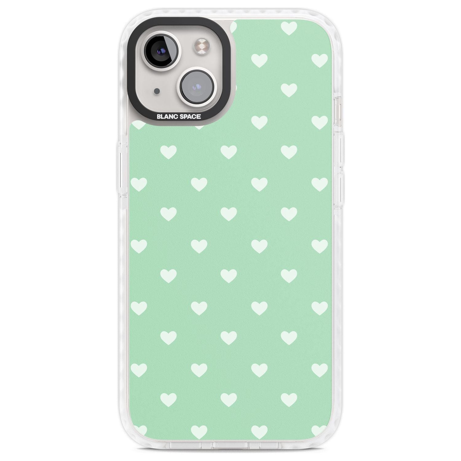 Small Heart Pattern: Green