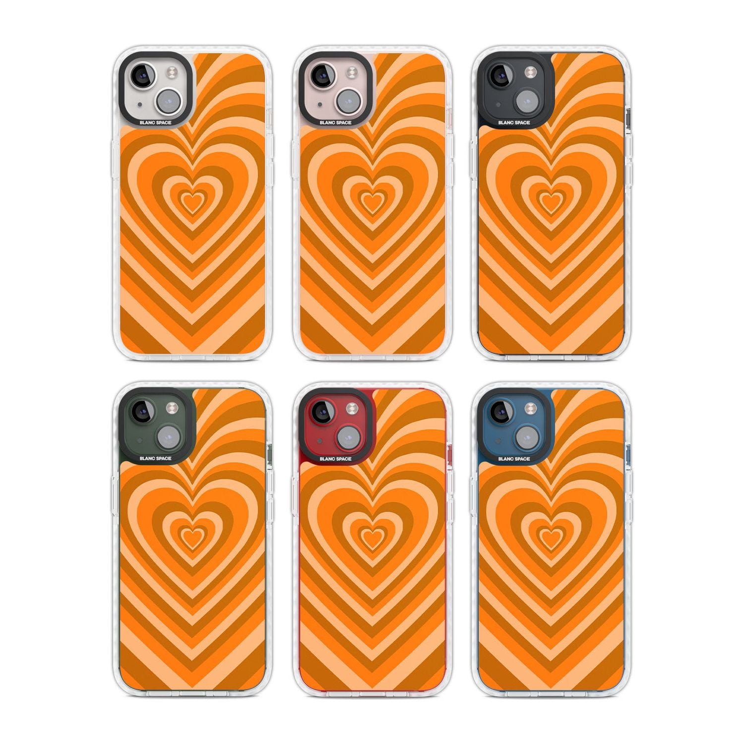 Orange Heart Illusion