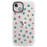 Heartstopper Stars Pattern Phone Case iPhone 13 / Impact Case,iPhone 14 / Impact Case,iPhone 15 Plus / Impact Case,iPhone 15 / Impact Case Blanc Space