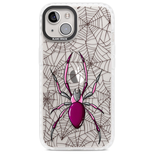 Arachnophobia Phone Case iPhone 13 / Impact Case,iPhone 14 / Impact Case,iPhone 15 Plus / Impact Case,iPhone 15 / Impact Case Blanc Space