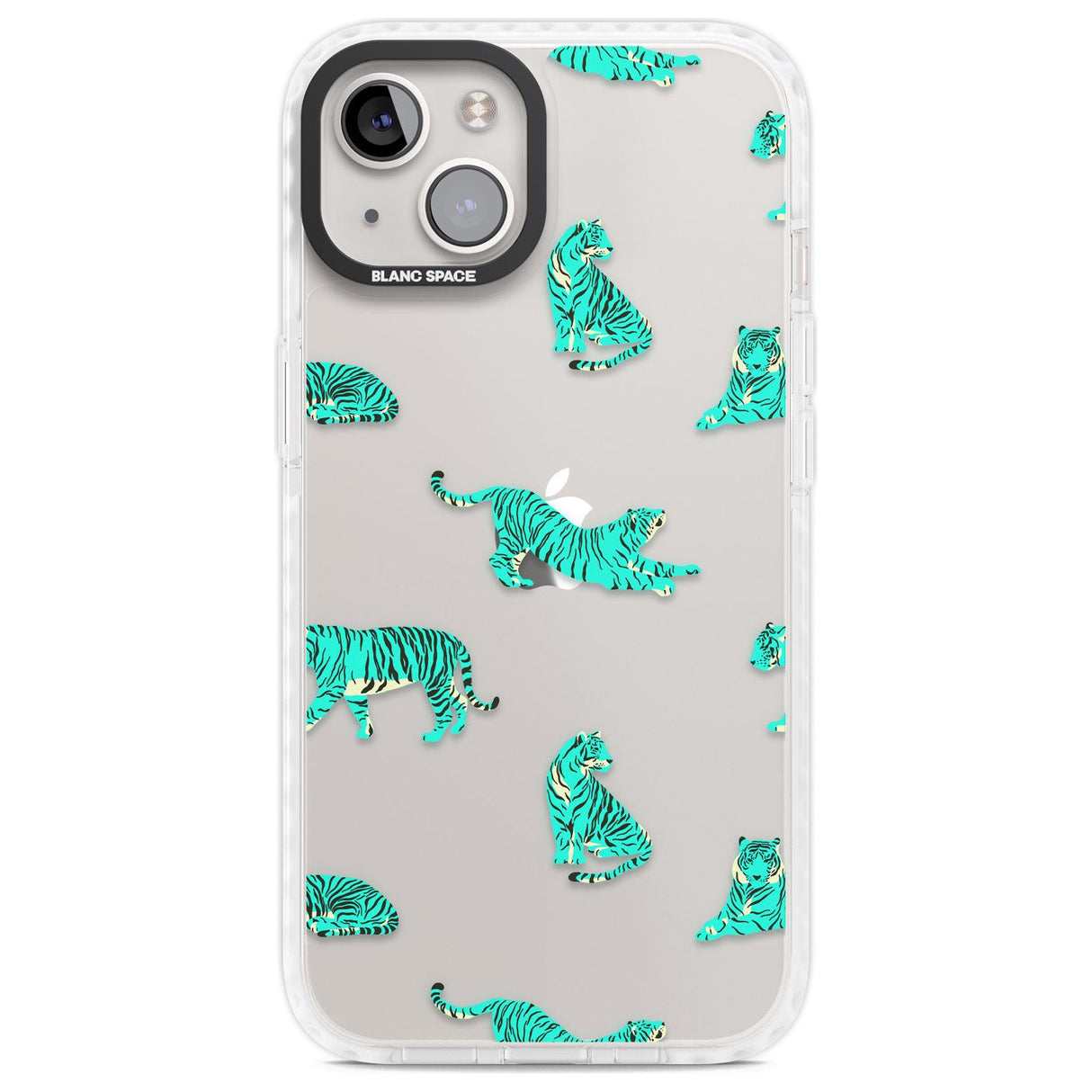 Turquoise Tiger Jungle Cat Pattern