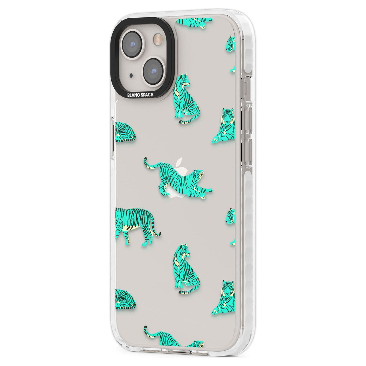 Turquoise Tiger Jungle Cat Pattern