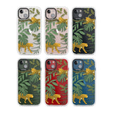 Two Jaguars & Foliage Jungle Cat Pattern