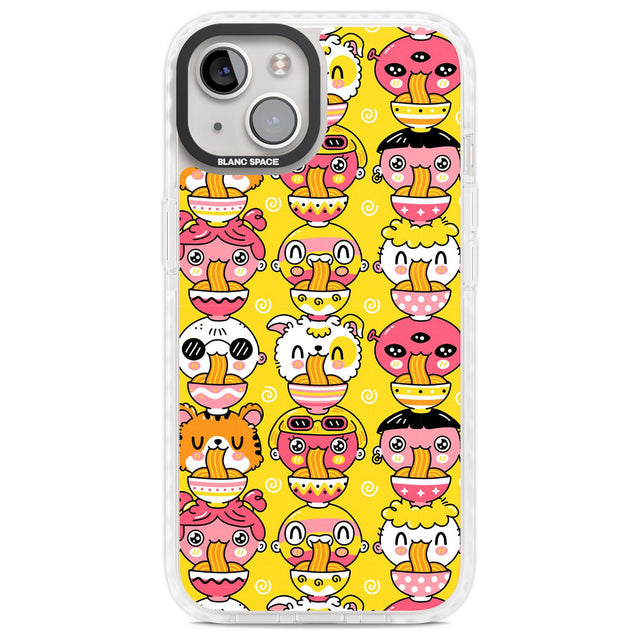 Ramen Noodle Kawaii Pattern