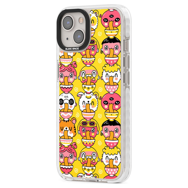 Ramen Noodle Kawaii Pattern