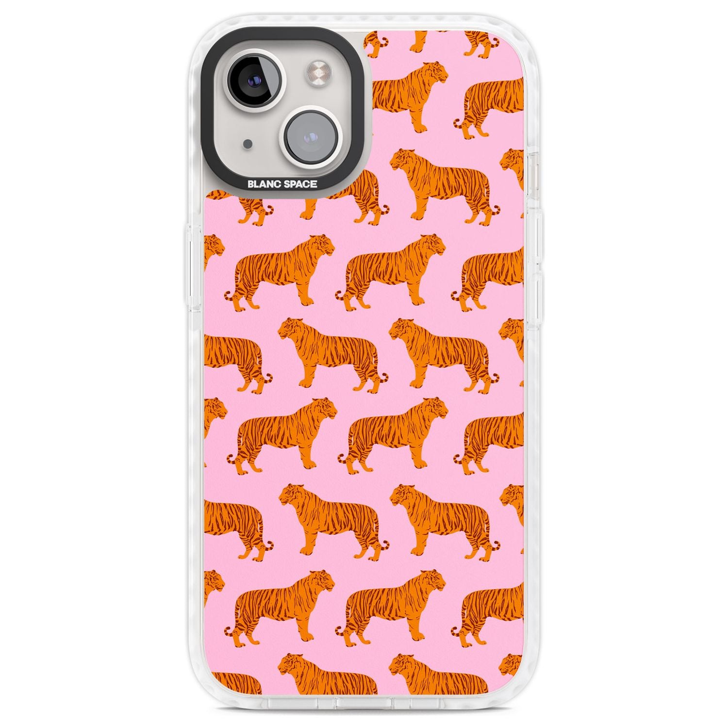 Tigers on Pink Pattern
