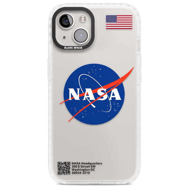 NASA Meatball Phone Case iPhone 13 / Impact Case,iPhone 14 / Impact Case,iPhone 15 Plus / Impact Case,iPhone 15 / Impact Case Blanc Space