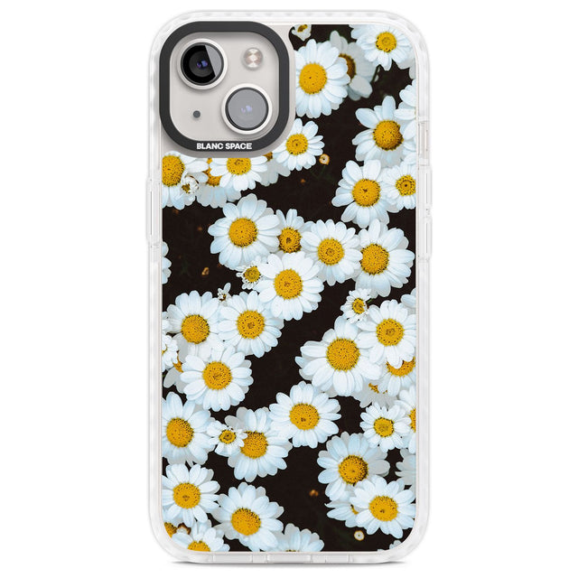 Daisies - Real Floral Photographs Phone Case iPhone 13 / Impact Case,iPhone 14 / Impact Case,iPhone 15 Plus / Impact Case,iPhone 15 / Impact Case Blanc Space