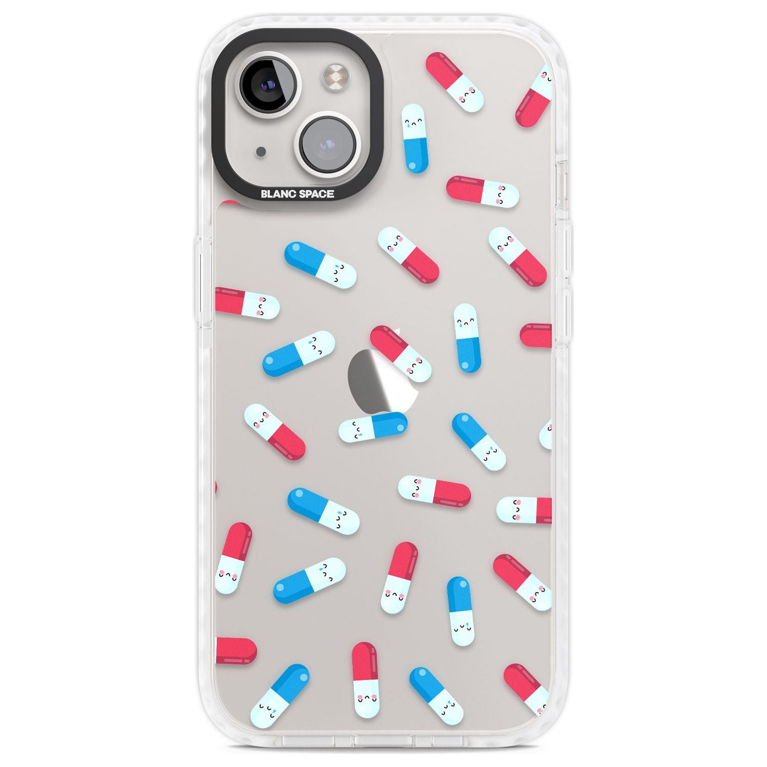 Kawaii Pill PatternPhone Case for iPhone 14