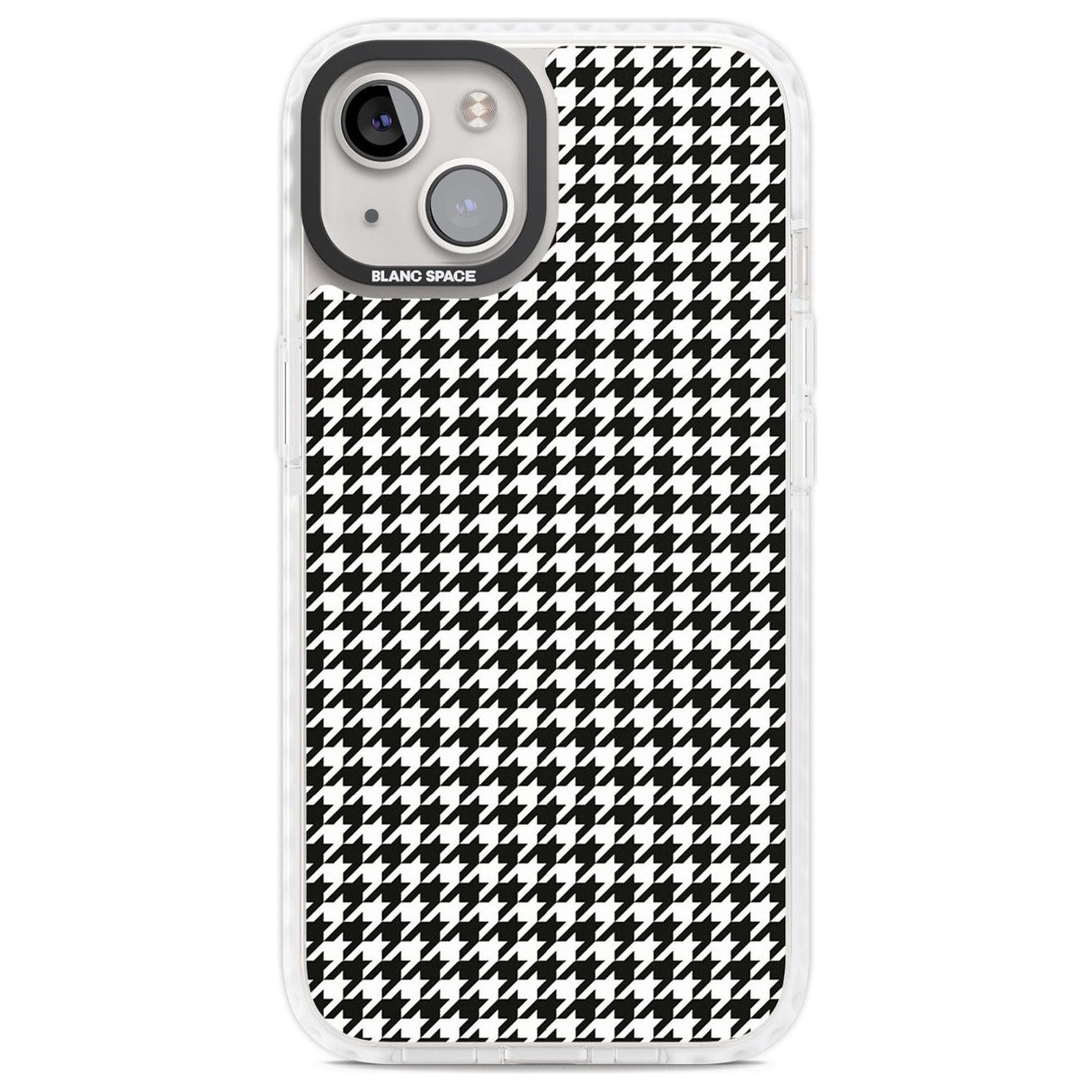 Chic Houndstooth Check Phone Case iPhone 13 / Impact Case,iPhone 14 / Impact Case,iPhone 15 / Impact Case,iPhone 15 Plus / Impact Case Blanc Space
