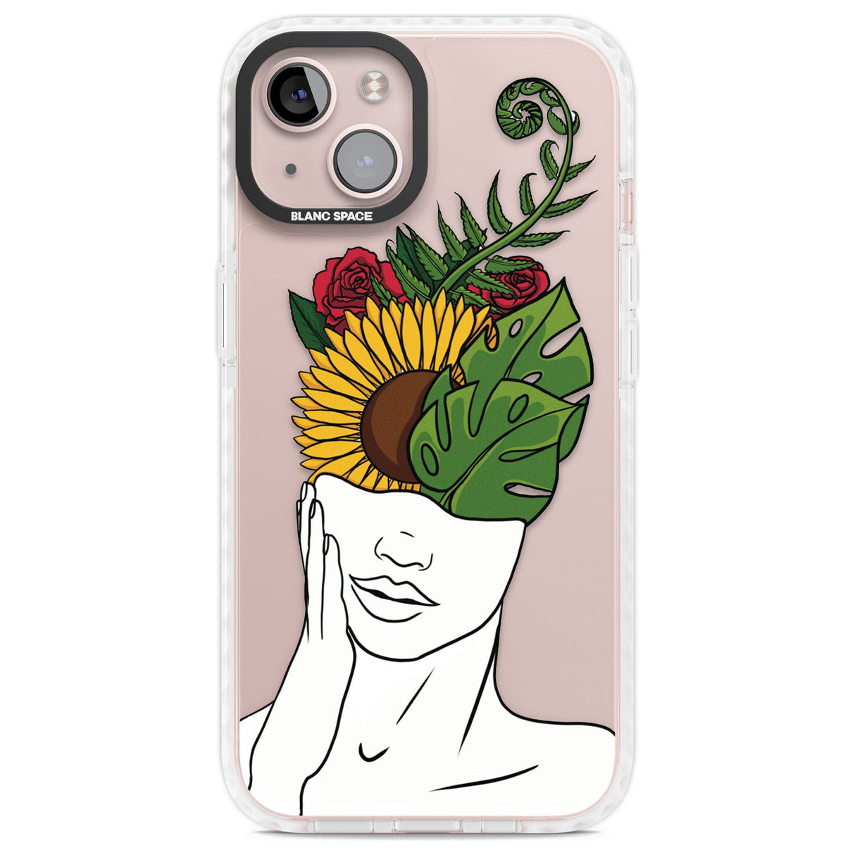 Let The Mind Flourish Phone Case iPhone 13 / Impact Case,iPhone 14 / Impact Case,iPhone 15 Plus / Impact Case,iPhone 15 / Impact Case Blanc Space