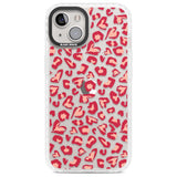 Heart Leopard Print Phone Case iPhone 13 / Impact Case,iPhone 14 / Impact Case,iPhone 15 Plus / Impact Case,iPhone 15 / Impact Case Blanc Space