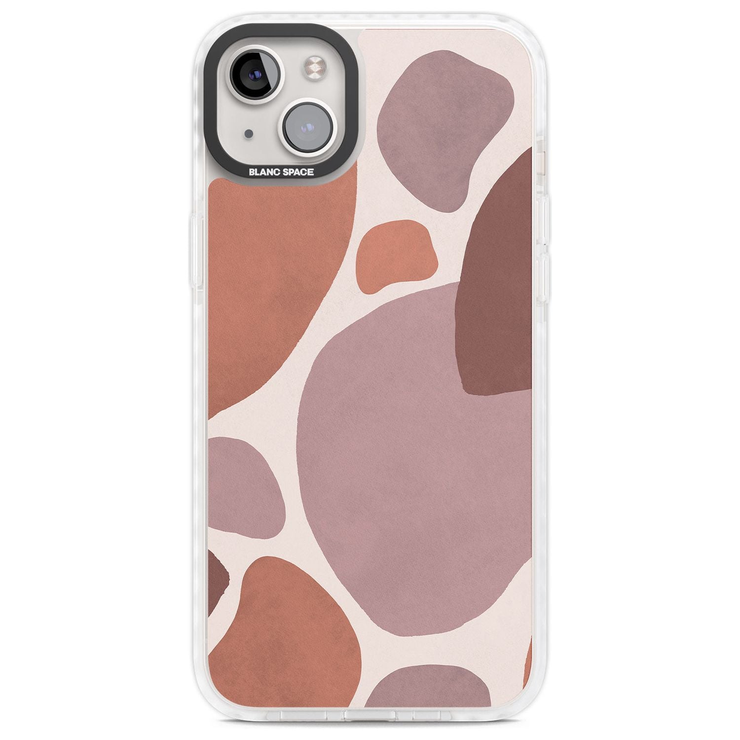 Lush Abstract Watercolour Phone Case iPhone 14 Plus / Impact Case Blanc Space
