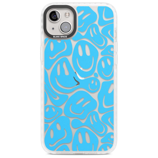 Blue Acid FacesPhone Case for iPhone 14 Plus