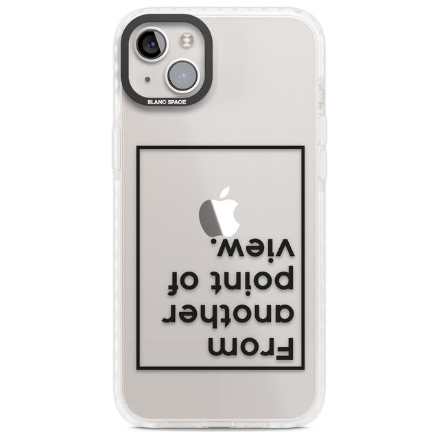 Another Point of View Phone Case iPhone 14 Plus / Impact Case Blanc Space