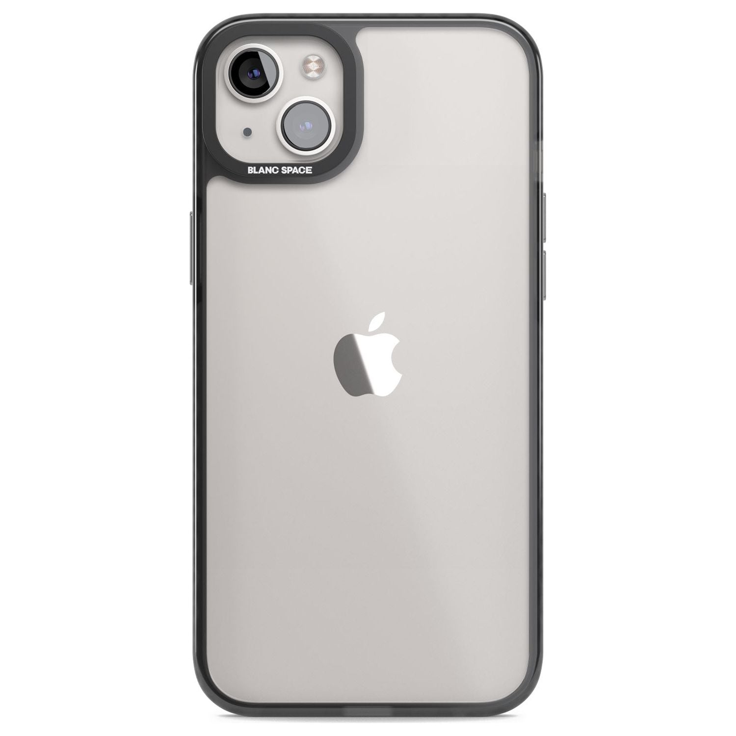 Clear Black Impact Phone Case iPhone 14 Plus / Black Impact Case Blanc Space