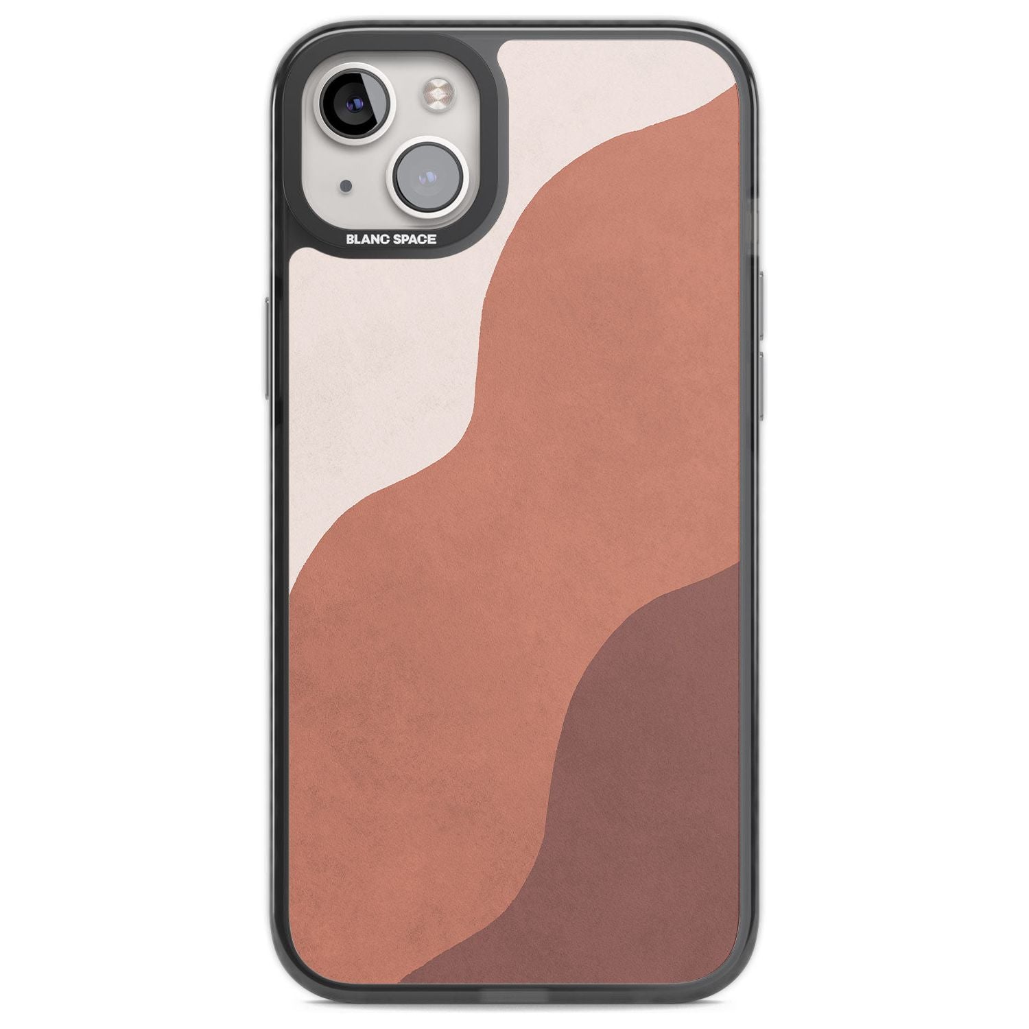 Lush Abstract Watercolour Design #3 Phone Case iPhone 14 Plus / Black Impact Case Blanc Space
