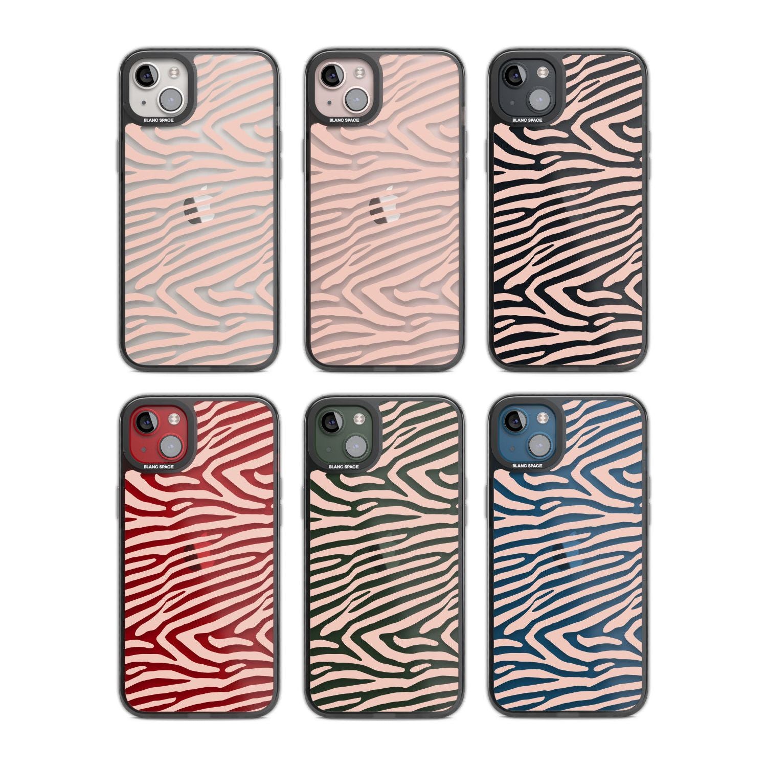 Horizontal Zebra Stripes Transparent Animal Print