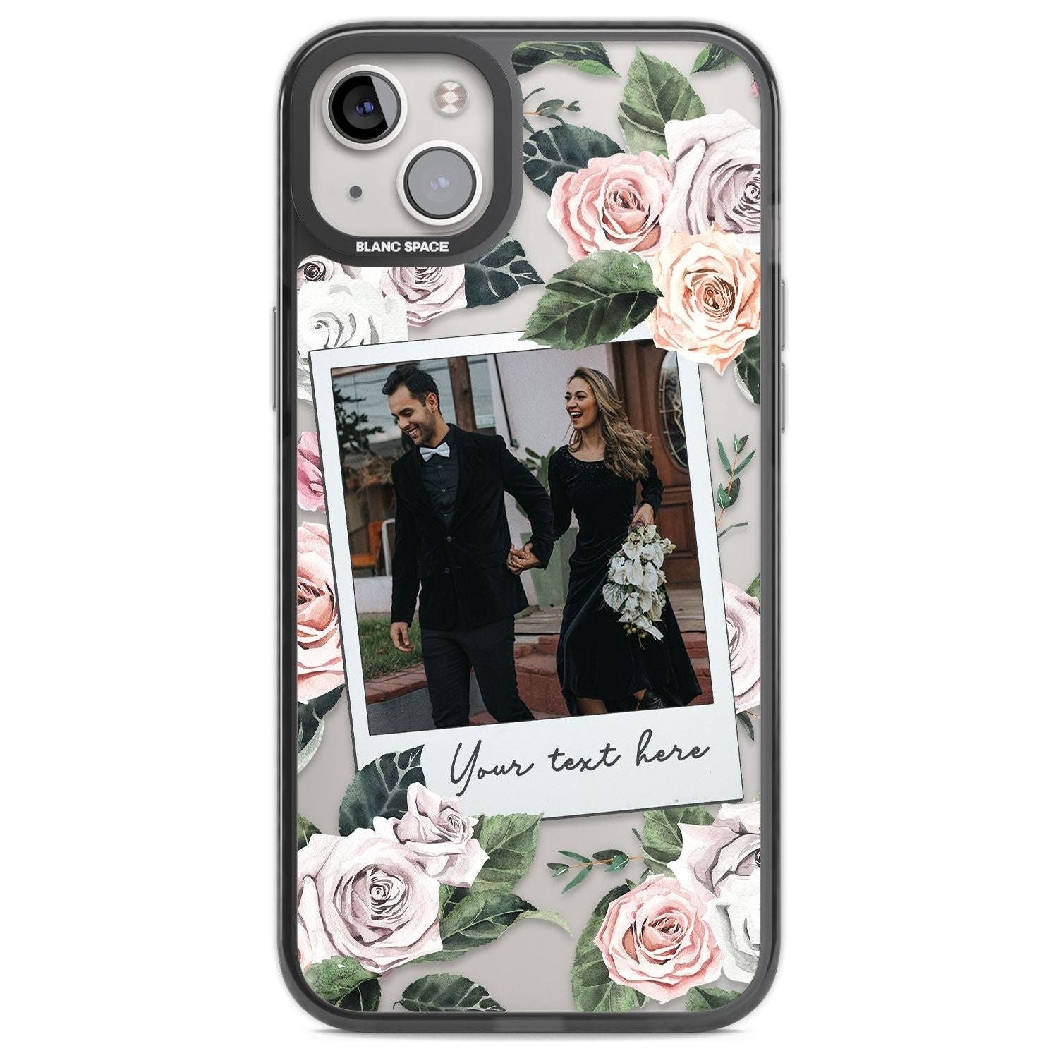 Personalised Floral Instant Film Photo