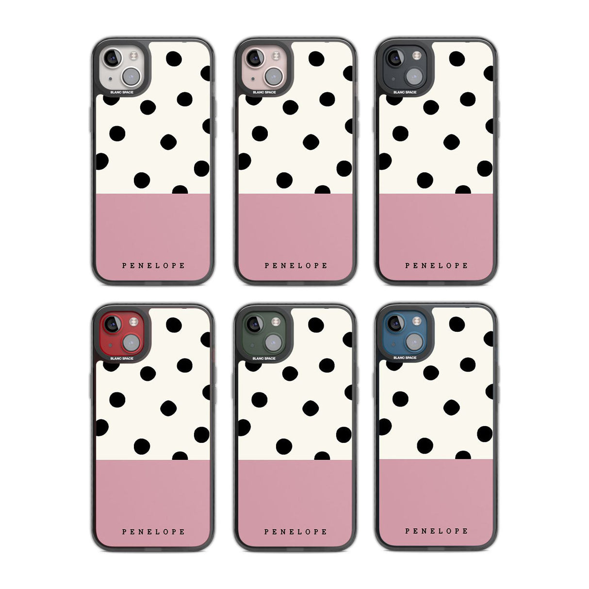 Personalised Pink Border Polka Dot Custom Phone Case iPhone 15 Pro Max / Black Impact Case,iPhone 15 Plus / Black Impact Case,iPhone 15 Pro / Black Impact Case,iPhone 15 / Black Impact Case,iPhone 15 Pro Max / Impact Case,iPhone 15 Plus / Impact Case,iPhone 15 Pro / Impact Case,iPhone 15 / Impact Case,iPhone 15 Pro Max / Magsafe Black Impact Case,iPhone 15 Plus / Magsafe Black Impact Case,iPhone 15 Pro / Magsafe Black Impact Case,iPhone 15 / Magsafe Black Impact Case,iPhone 14 Pro Max / Black Impact Case,iP