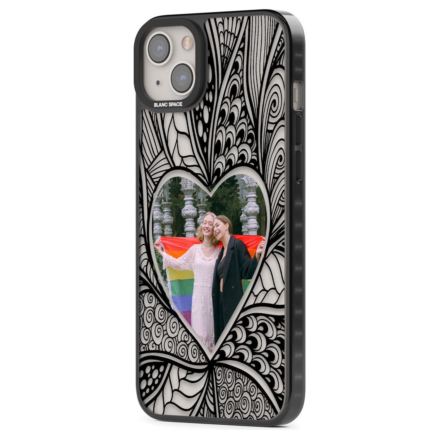 Personalised Henna Heart Photo Case