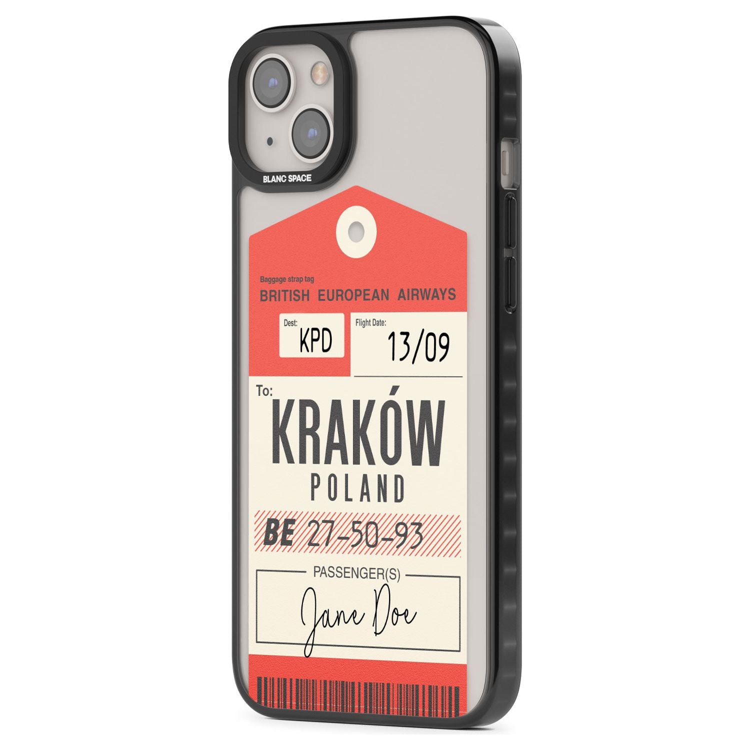 Personalised Vintage BEA Luggage Tag