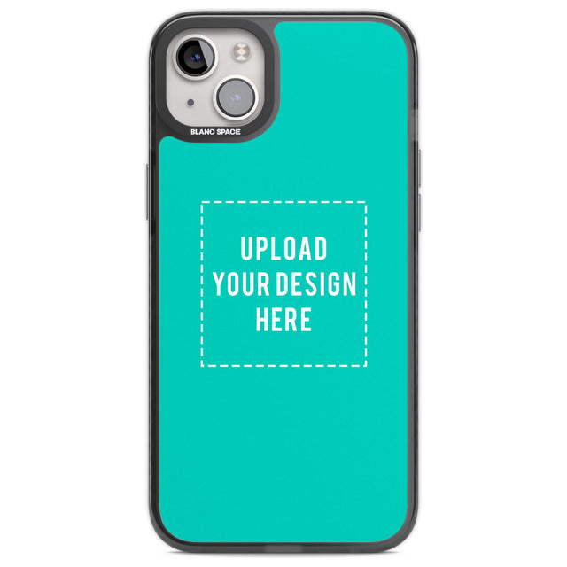 Personalise Your Own Design Custom Phone Case iPhone 14 Plus / Black Impact Case Blanc Space
