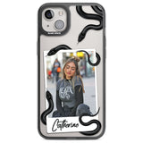 Personalised Snake Instant PhotoPhone Case for iPhone 14 Plus