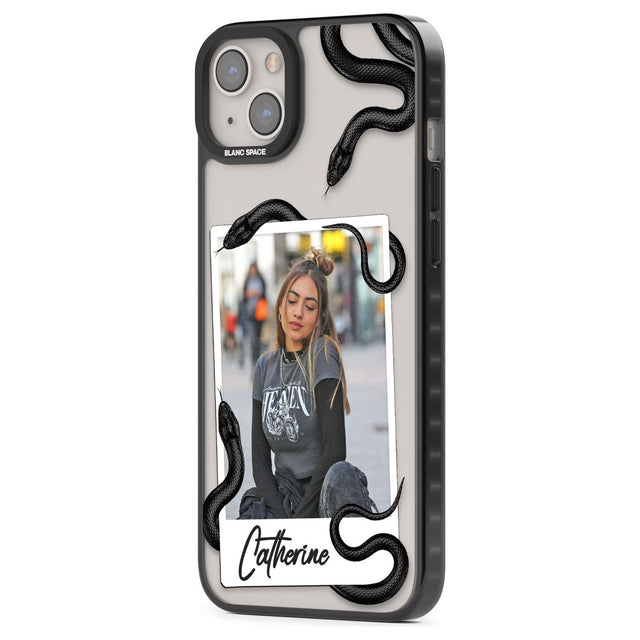 Personalised Snake Instant PhotoPhone Case for iPhone 14 Plus