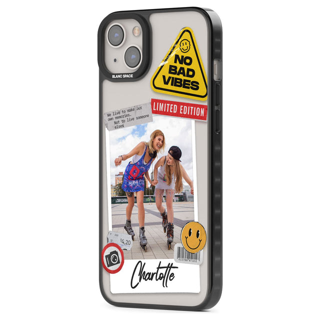 Personalised Snake Instant PhotoPhone Case for iPhone 14 Plus