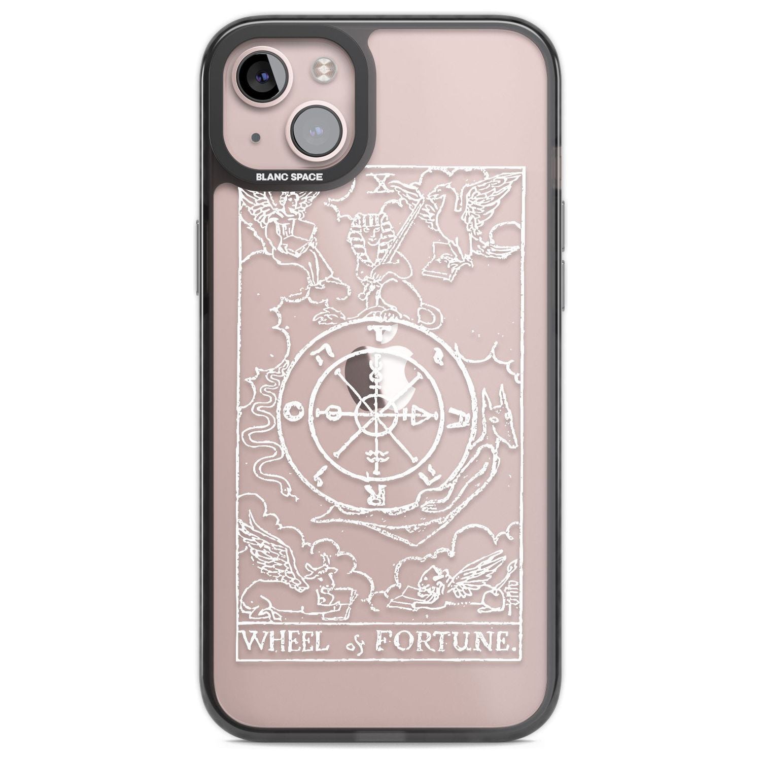 Personalised Wheel of Fortune Tarot Card - White Transparent