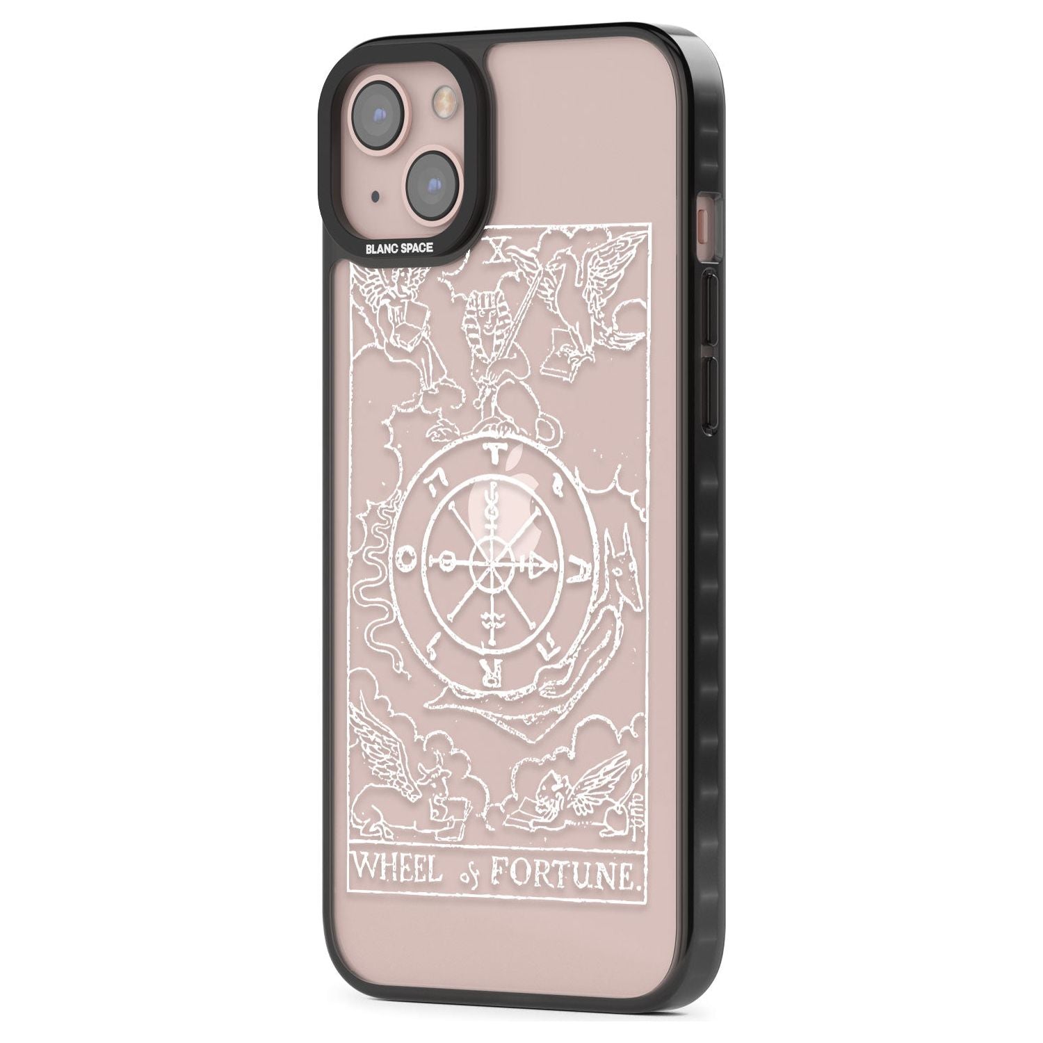 Personalised Wheel of Fortune Tarot Card - White Transparent