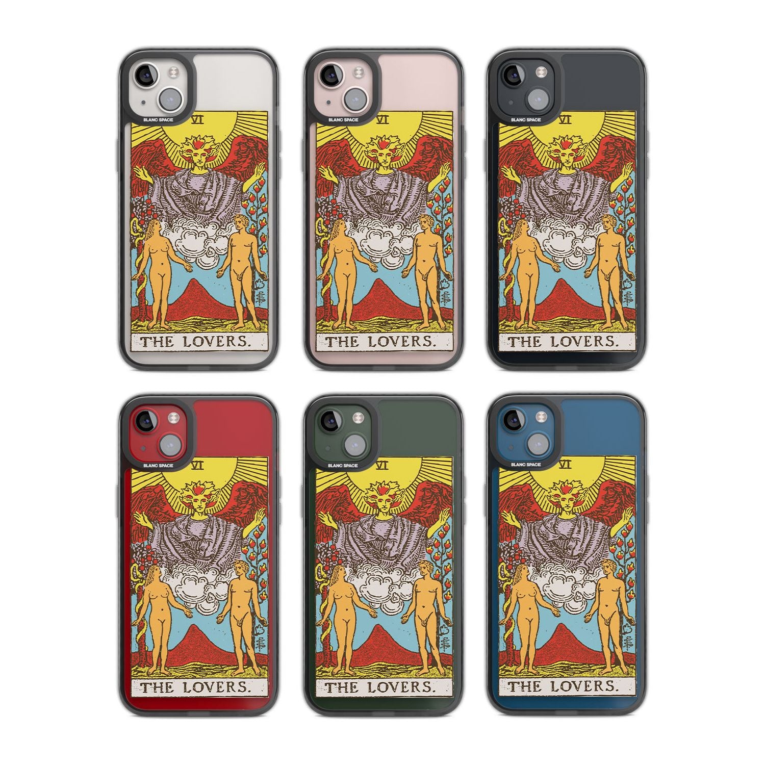 Personalised The Lovers Tarot Card - Colour