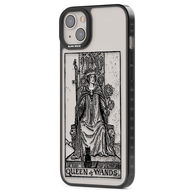 Personalised Queen of Wands Tarot Card - Transparent Custom Phone Case iPhone 15 Pro Max / Black Impact Case,iPhone 15 Plus / Black Impact Case,iPhone 15 Pro / Black Impact Case,iPhone 15 / Black Impact Case,iPhone 15 Pro Max / Impact Case,iPhone 15 Plus / Impact Case,iPhone 15 Pro / Impact Case,iPhone 15 / Impact Case,iPhone 15 Pro Max / Magsafe Black Impact Case,iPhone 15 Plus / Magsafe Black Impact Case,iPhone 15 Pro / Magsafe Black Impact Case,iPhone 15 / Magsafe Black Impact Case,iPhone 14 Pro Max / Bl